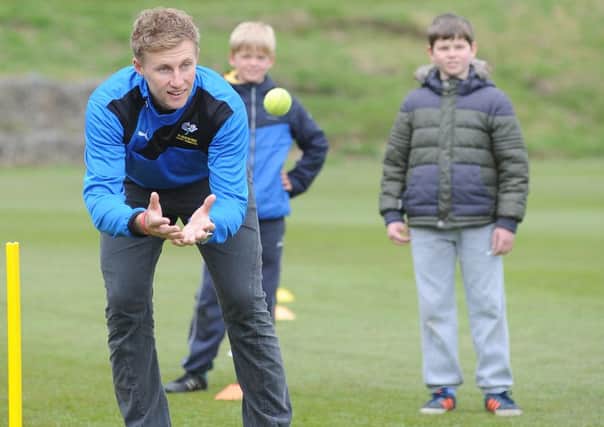 Yorkshire & England cricketer Joe Root at Sheffield's Abbeydale Sports Club. Picture Scott Merrylees