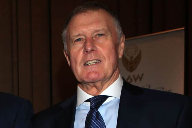 Sir Geoff Hurst received the Derek Dooley Lifetime Achievement Award
