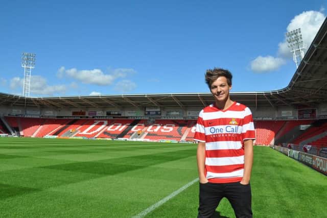 Doncaster One Direction star Louis Tomlinson.