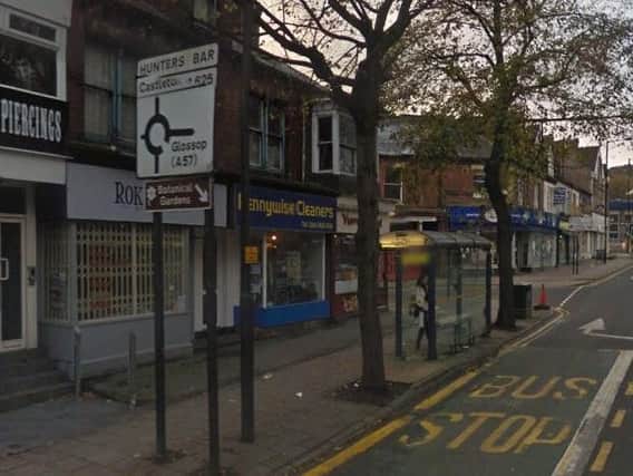 Is this bus stop at Hunters Bar the setting for a second secret Sheffield romance? (Photo: Google).