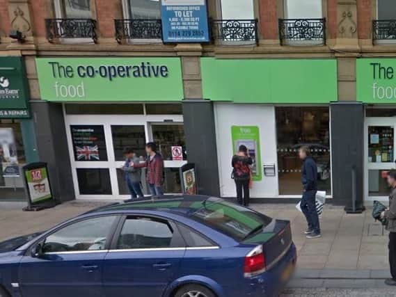 The Co-operative Food store in Pinstone Street. (Photo: Google).