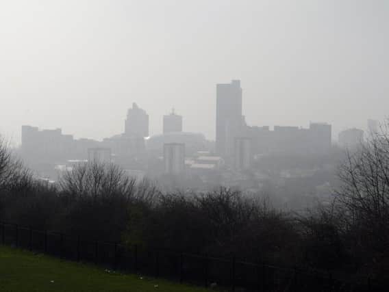 Northern cities such as Leeds could be shrouded in smog this weekend.