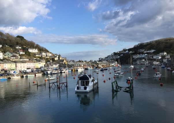The fishing town of Looe in Cornwall