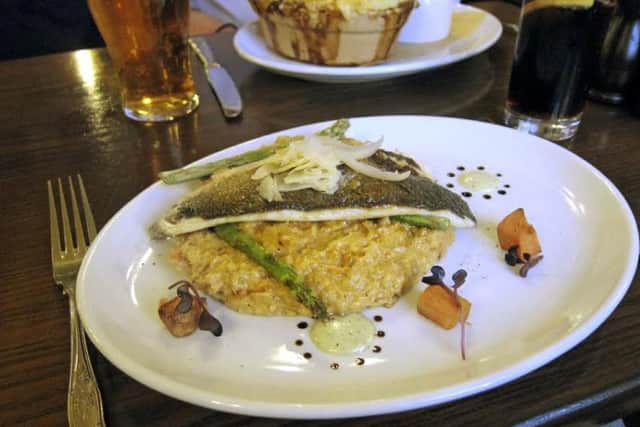 Sea bream with crab and sweet potato risotto - Scotsman's Pack