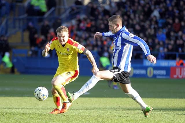 Danny Ward causes problems for Sheffield Wednesday