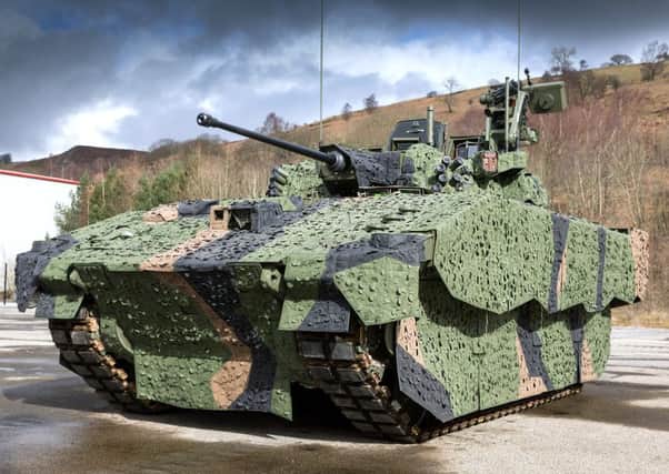 The Ministry of Defence has placed a Â£3.5 billion order for 589 new AJAX vehicles, the tracks will be made by Sheffield-based Cook Defence Systems