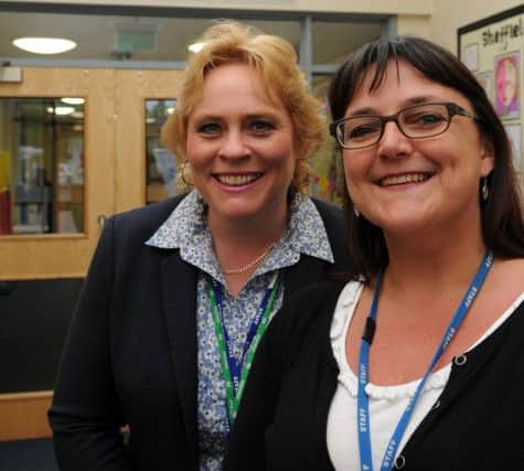 Jennie Nixon, head of school and Sue Bridges, executive headteacher of Whiteways Primary School which received a good Ofsted report. Picture: Andrew Roe