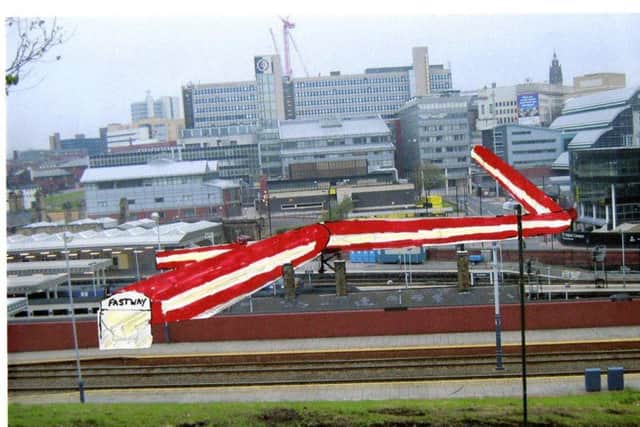 Mr Hargate's Fastway would connect the city centre with the railway station. (Photo: Richard Hargate).