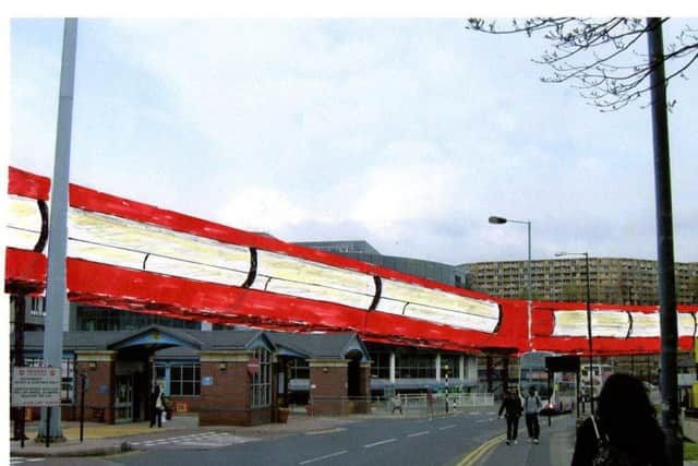 The red and white tubeway would zoom across the Interchange - but would its colour scheme upset Owls fans? (Photo: Richard Hargate).