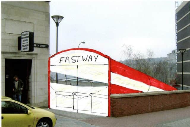 The so-called Fastway would come out on Surrey Street. (Photo: Richard Hargate).