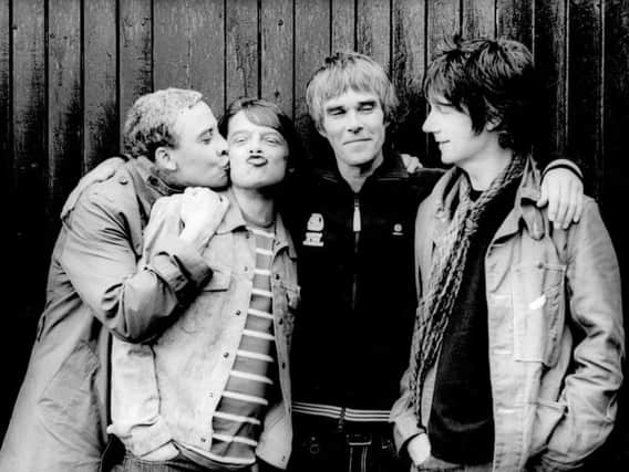 The Stone Roses pictured following their reunion in 2011