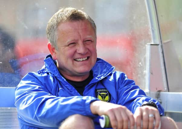 Chris Wilder is poised to become Sheffield United's new manager