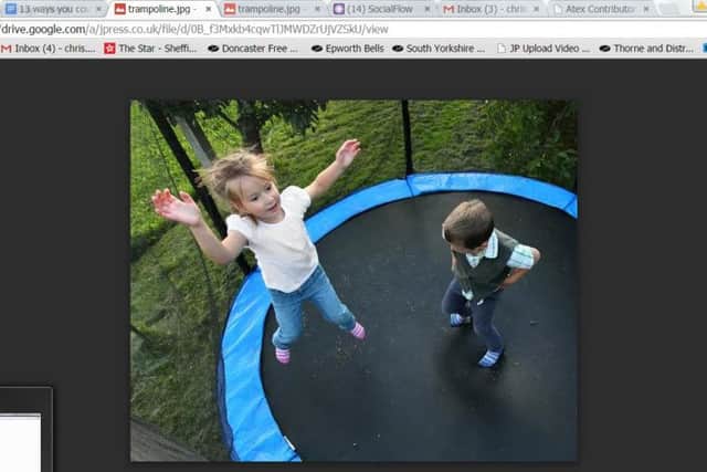Trampolines are fun for kids but could lead to neighbours' complaints over privacy and noise