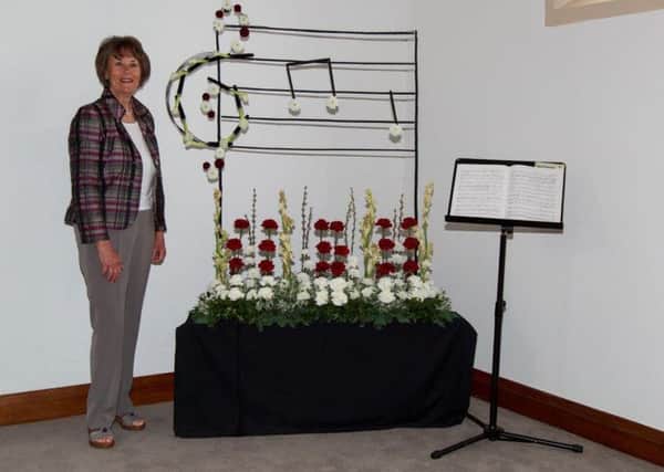 Lost chord floral tribute for centenary