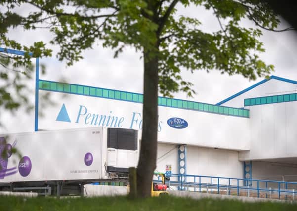 Pennine Foods in Sheffield wheere workers are due to strike over changes to their terms and conditions