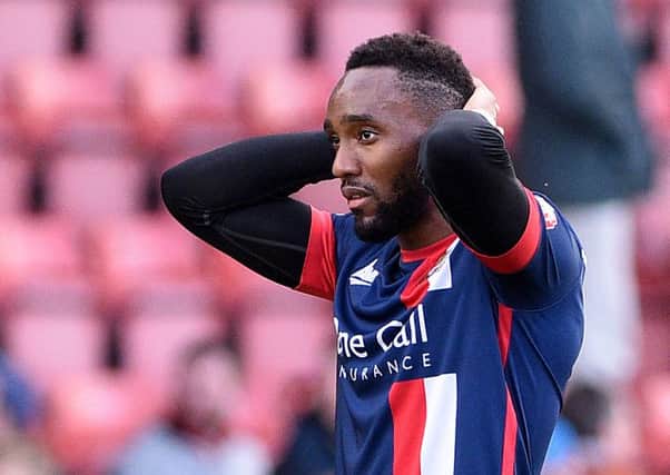 Cedric Evina made a costly error at Crewe.