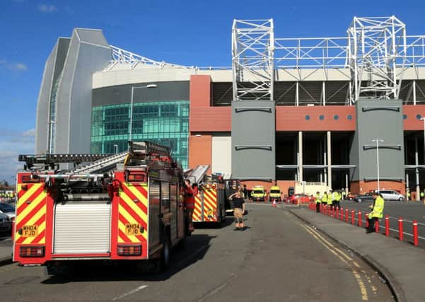Emergency services at Old Trafford but no game