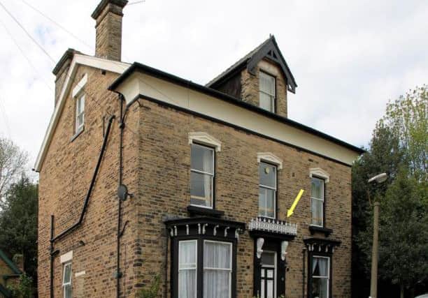 No. 7 Oakdale Road as it looks today, complete with the Victorian balcony.