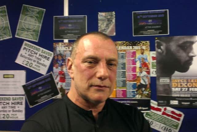 Andy Marlow, boxing trainer, Dronfield S18 Akademy gym