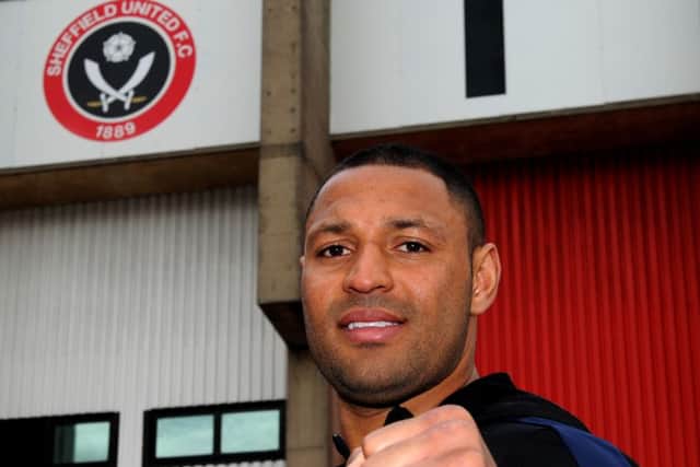 Kell Brook at the Lane. Picture: Andrew Roe