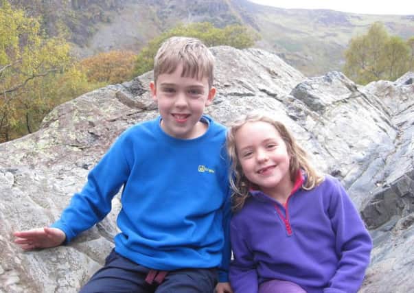 Ed and Ellie will join mum Jo and dad Paul on the 40-mile hike