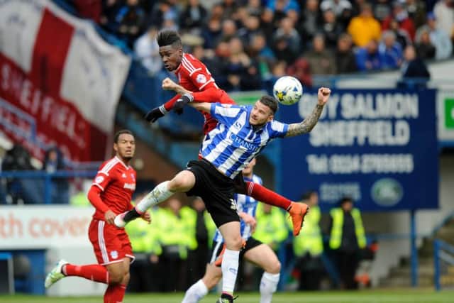 Action from Sheffield Wednesday v Cardiff