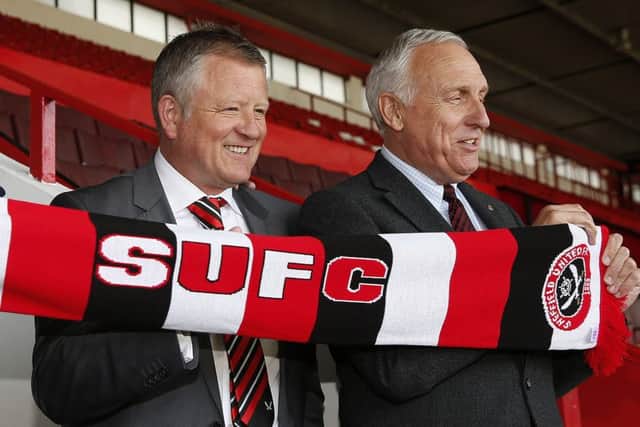 Chris Wilder and Kevin McCabe
