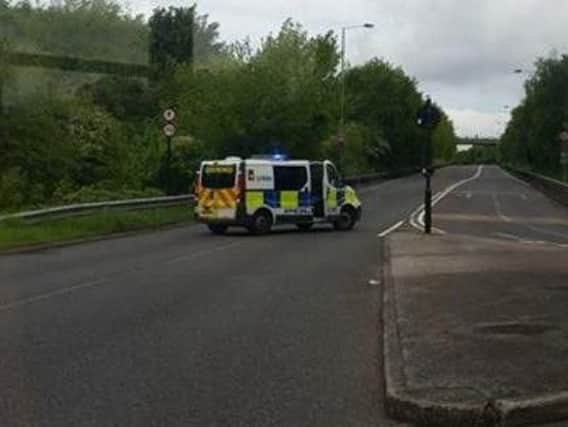 Roads are closed in Sheffield because of a police incident