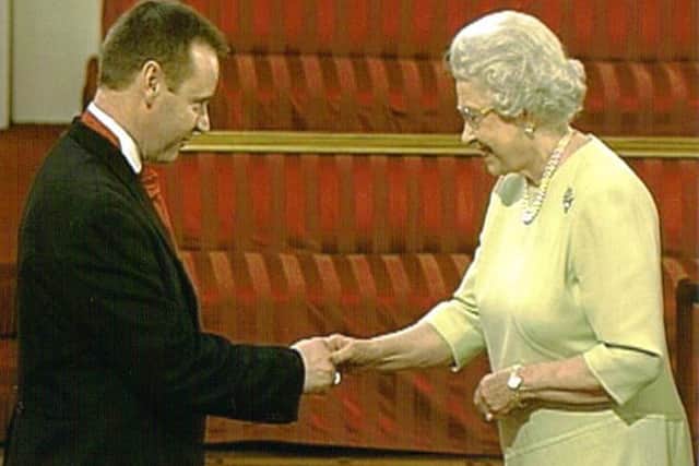 Richard Venables with The Queen in 2006