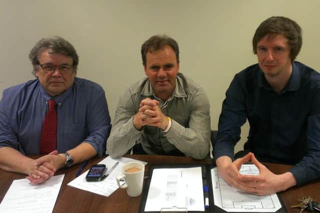 l-r Peter Catt, John Buckley, Paul Goodwin