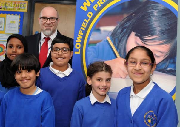 Lowfield Primary School have been nationally recognised for it's exceptional 2015 performance by the SSAT. Picture: Andrew Roe