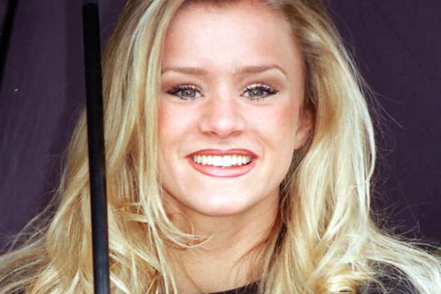Rachael pictured at the start of her career in 1999.