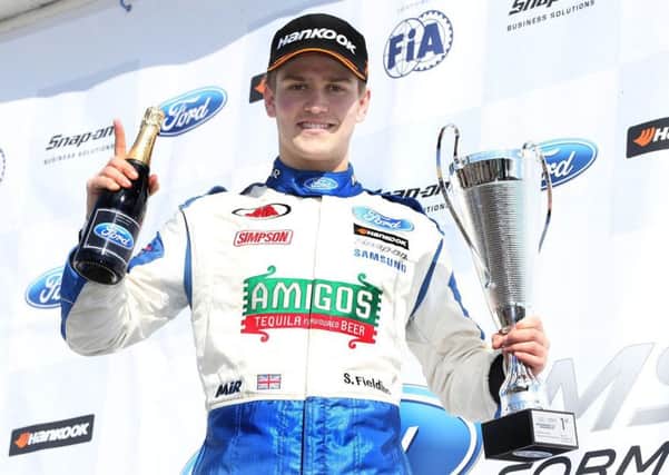 Sennan Fielding [Chesterfield] won round 5 of the 2016 Ford MSA Formula 4 championship  at Donington Park.