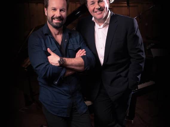 Musical theatre stars Michael Ball and Alfie Boe, appearing together in concert at Sheffield City Hall in December