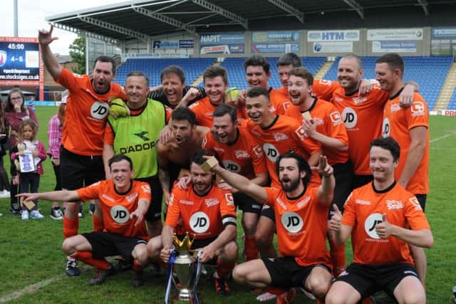 The Once Upon a Smile celebrity team including Jake Quickenden and Danny Miller  (Pic: Phil Tooley)