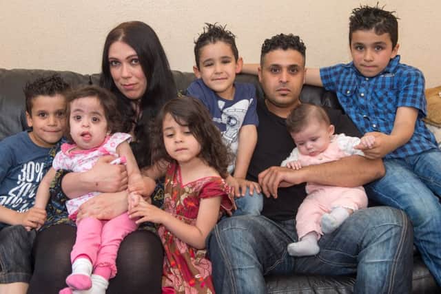 19 month old Reem Almaamari who has an extremely rare illness with her mum Amy