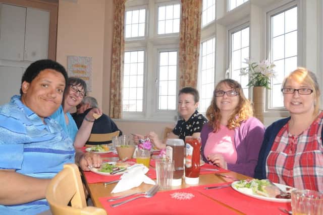 St Wilfrid's Centre for the homeless, vulnerable and socially-excluded. Clients enjoy a three-course lunch.