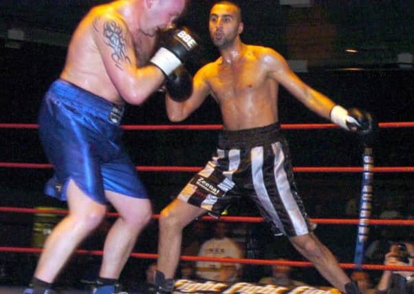 Amer Khan in his boxing days