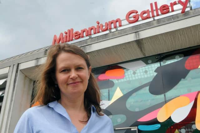 Sheffield Museums chief executive Kim Streets outside the Millenium Gallery.