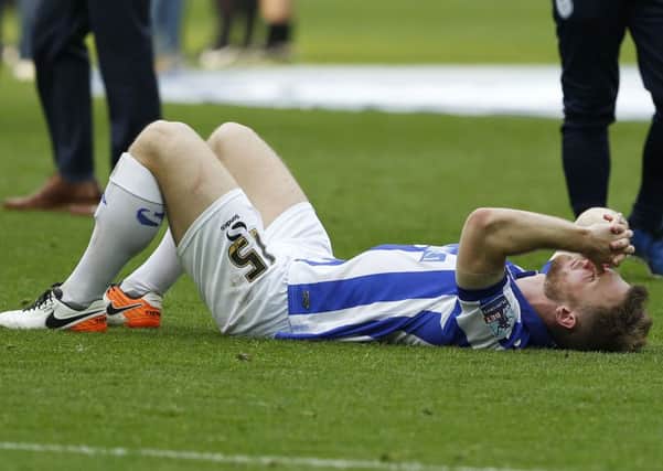 A dejected Tom Lees after Wednesday's play-off final loss