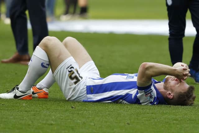 A dejected Tom Lees after Wednesday's play-off final loss