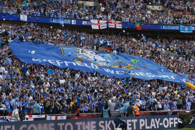 Sheffield Wednesday fans helped to produce an incredible atmosphere at Wembley on Saturday