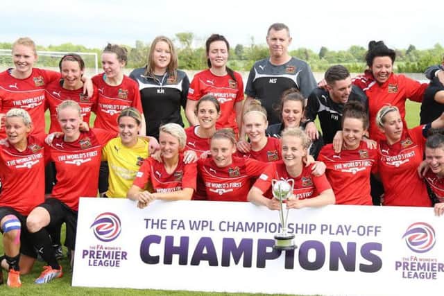 Flashback: Sheffield   after they reached WSL with a 1-0 play-off win over Portsmouth