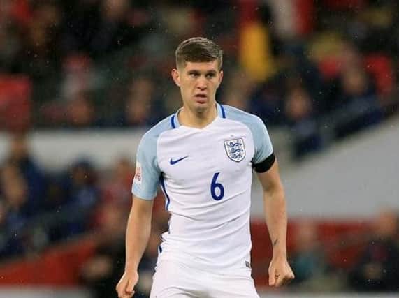 John Stones is heading for France with England, in confident mood