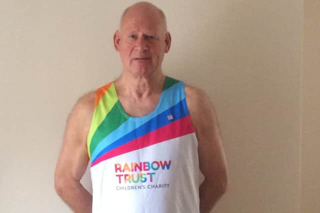 Fred Tomlinson, aged 67, from Hatfield, South Yorkshire, has raised Â£49,687.98, for Rainbow Trust,