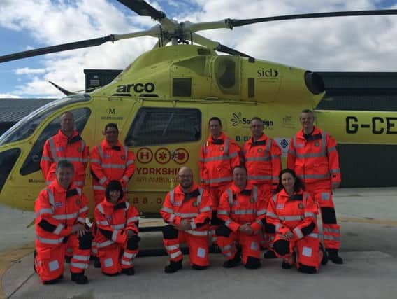 Doctors have joined the Yorkshire Air Ambulance team