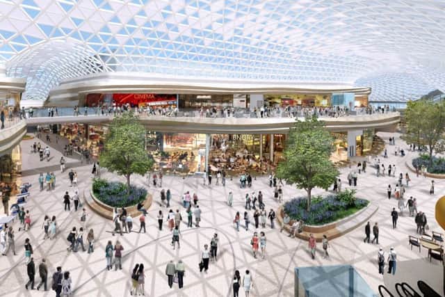 The proposed Â£300m Meadowhall lesiure hall extension