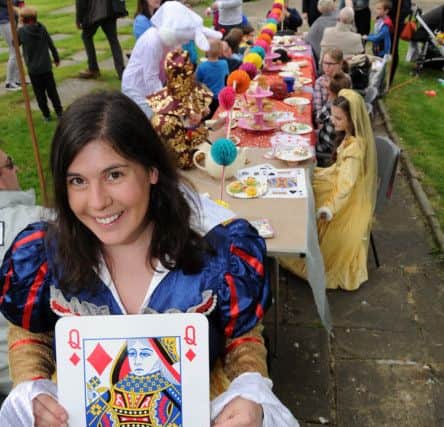 Rebekah Ridge dressed as the Queen's of Hearts at the Mad Hatters Tea Party at the Wadsley Festival. Picture: Andrew Roe
