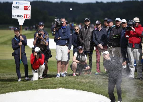 Matt Fitzpatrick on his way to victory at the Nordea Masters