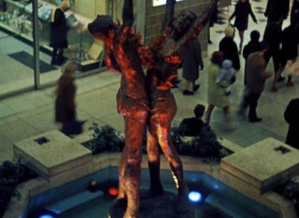 The statue in the Arndale Centre.